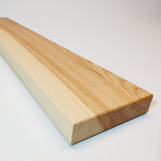 Esche Massivholz Wandregal