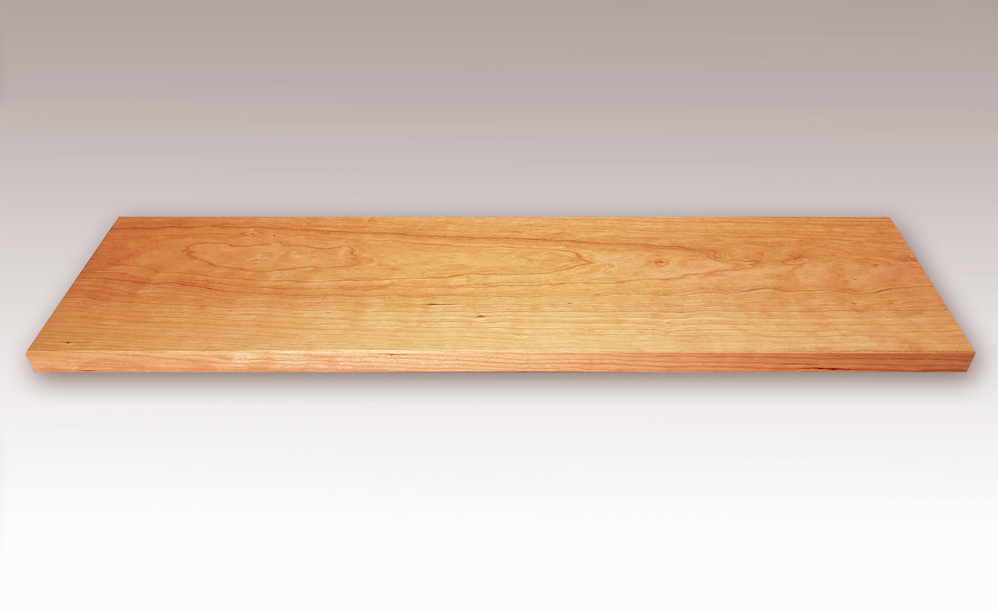 Kirschbaum Massivholz Wandregal 4,5cm Stark