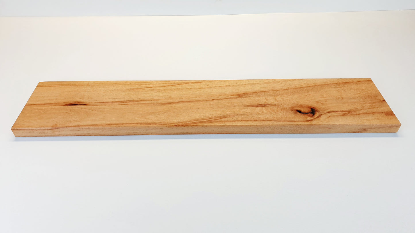 Wildbuche Massivholz Wandregal