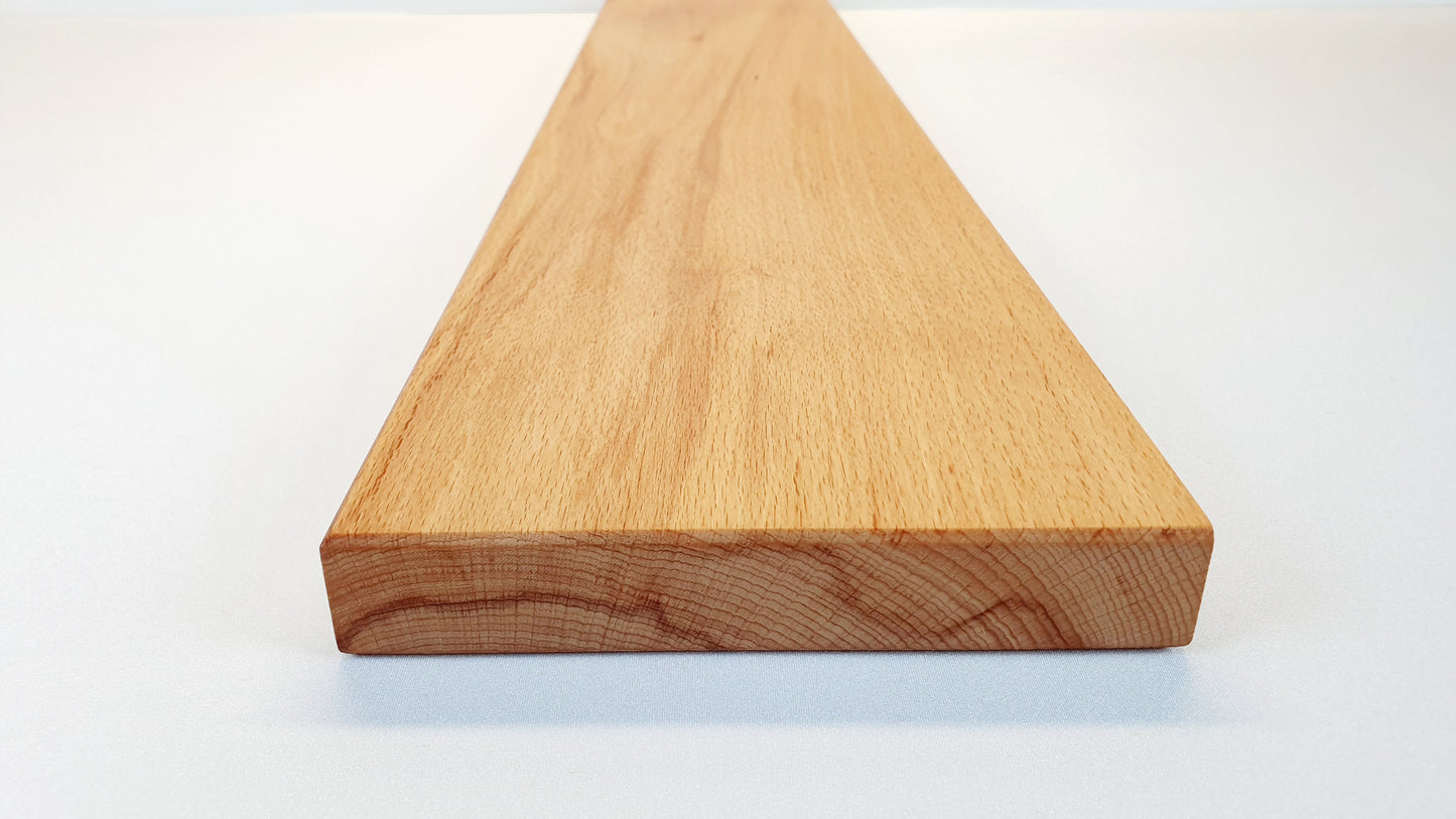 Wildbuche Massivholz Wandregal