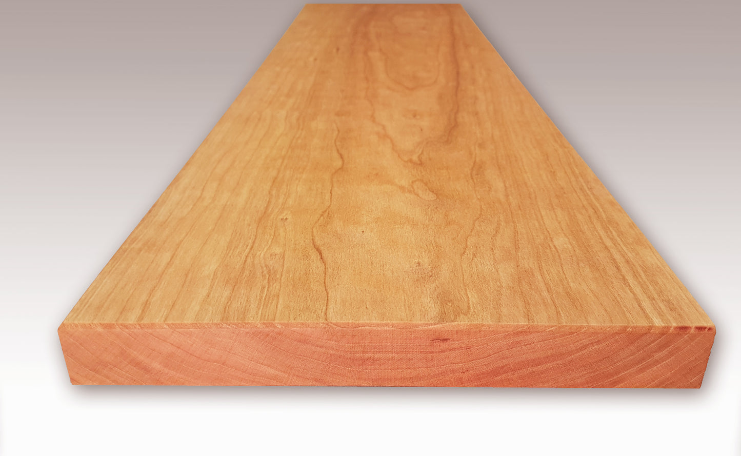 Kirschbaum Massivholz Wandregal 4,5cm Stark