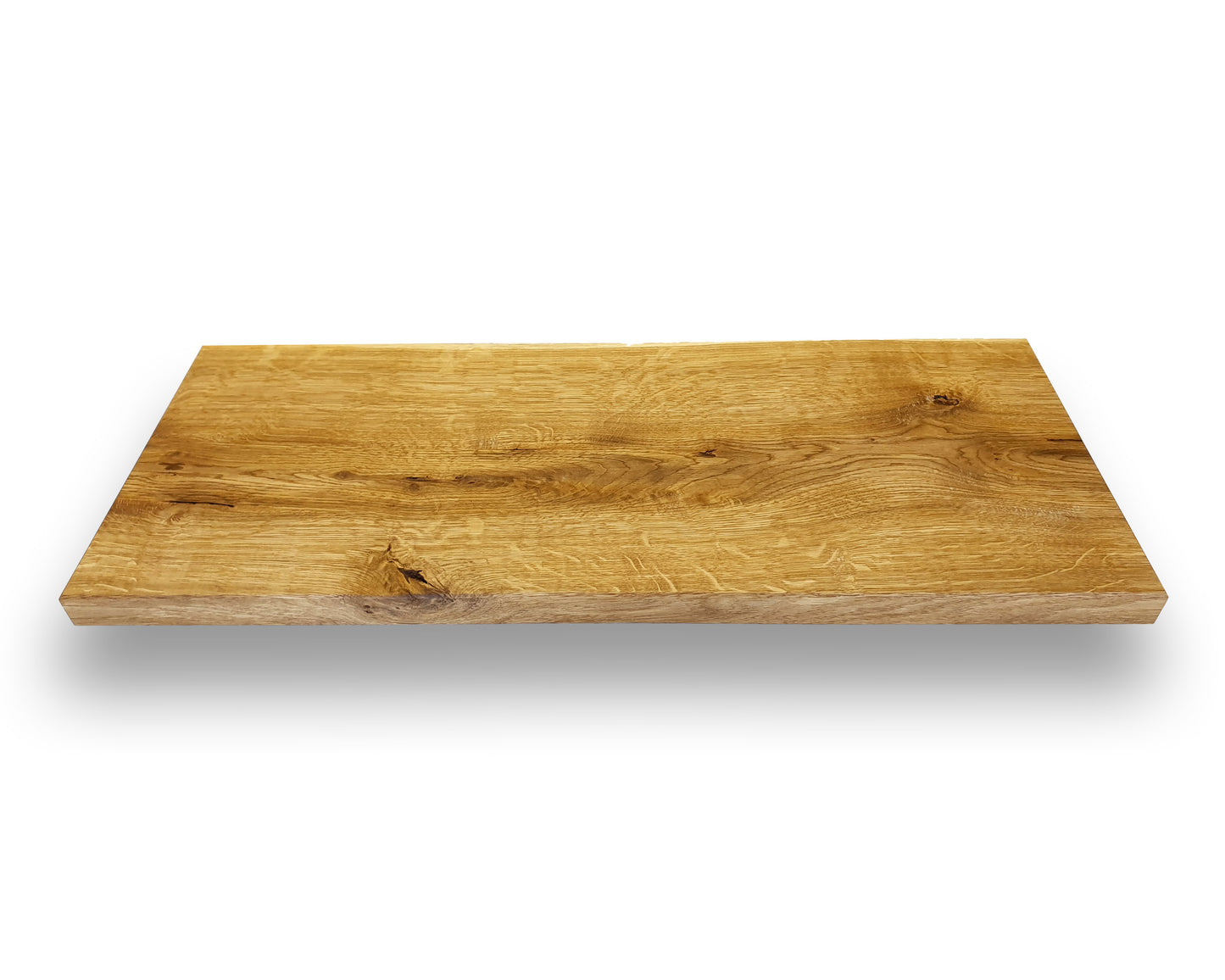 Asteiche Massivholz Wandregal
