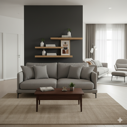 Wandregal aus Asteiche/ Wildeiche Eiche Wandboard