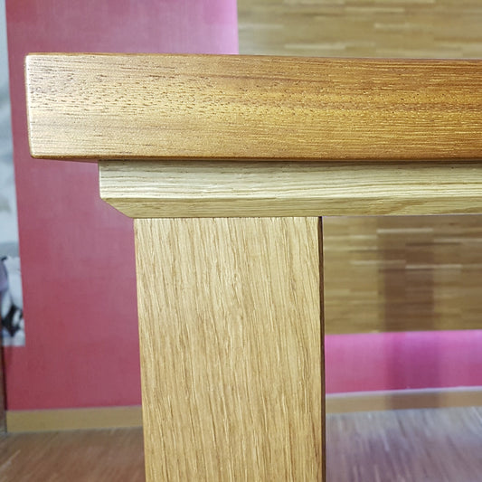 Esstisch EiKa mit Edelstahlplatte