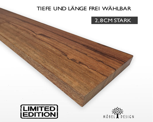 Etimoe Massivholz Wandregal