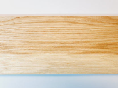 Esche Massivholz Wandregal