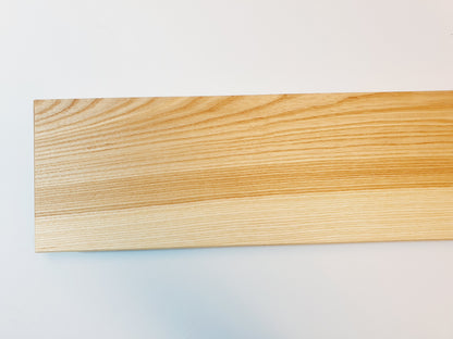 Esche Massivholz Wandregal