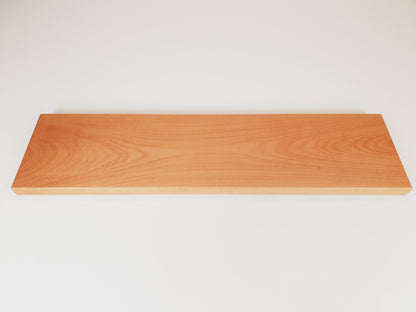 Buche Massivholz Wandregal
