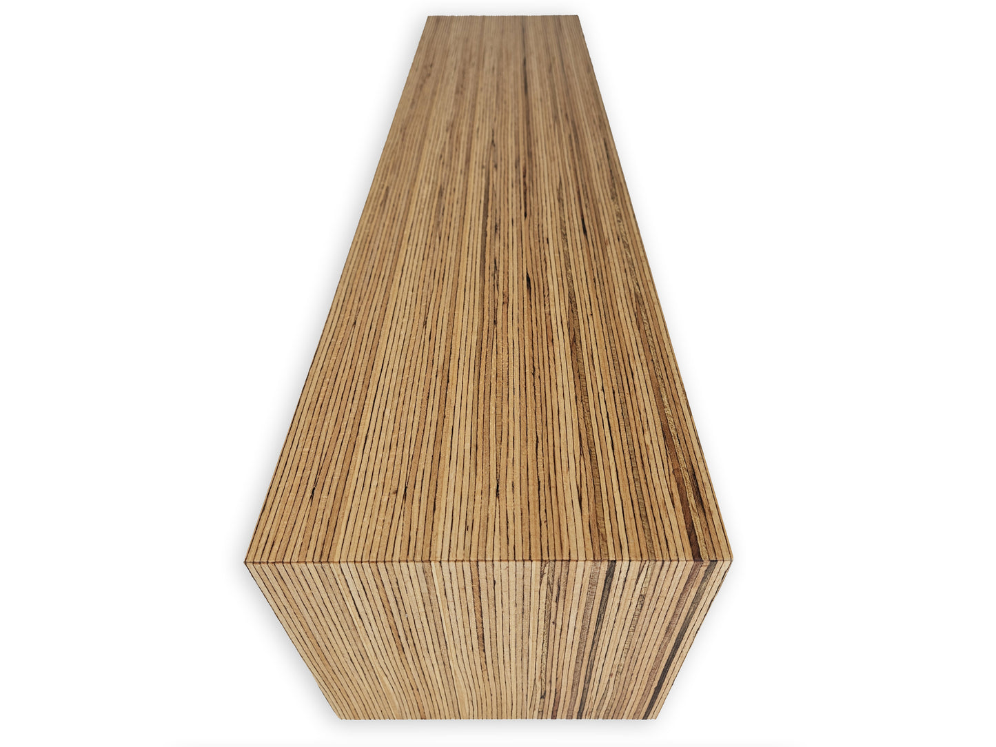 Baubuche Massivholz Wandregal