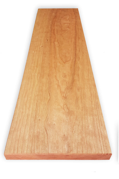 Kirschbaum Massivholz Wandregal