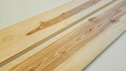 Esche Massivholz Wandregal