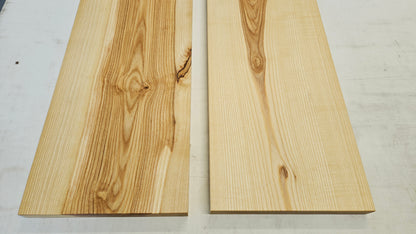 Esche Massivholz Wandregal