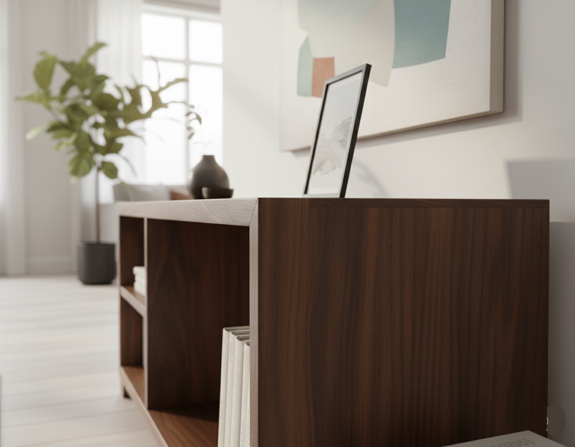 Sideboard aus Nussbaum Massivholz